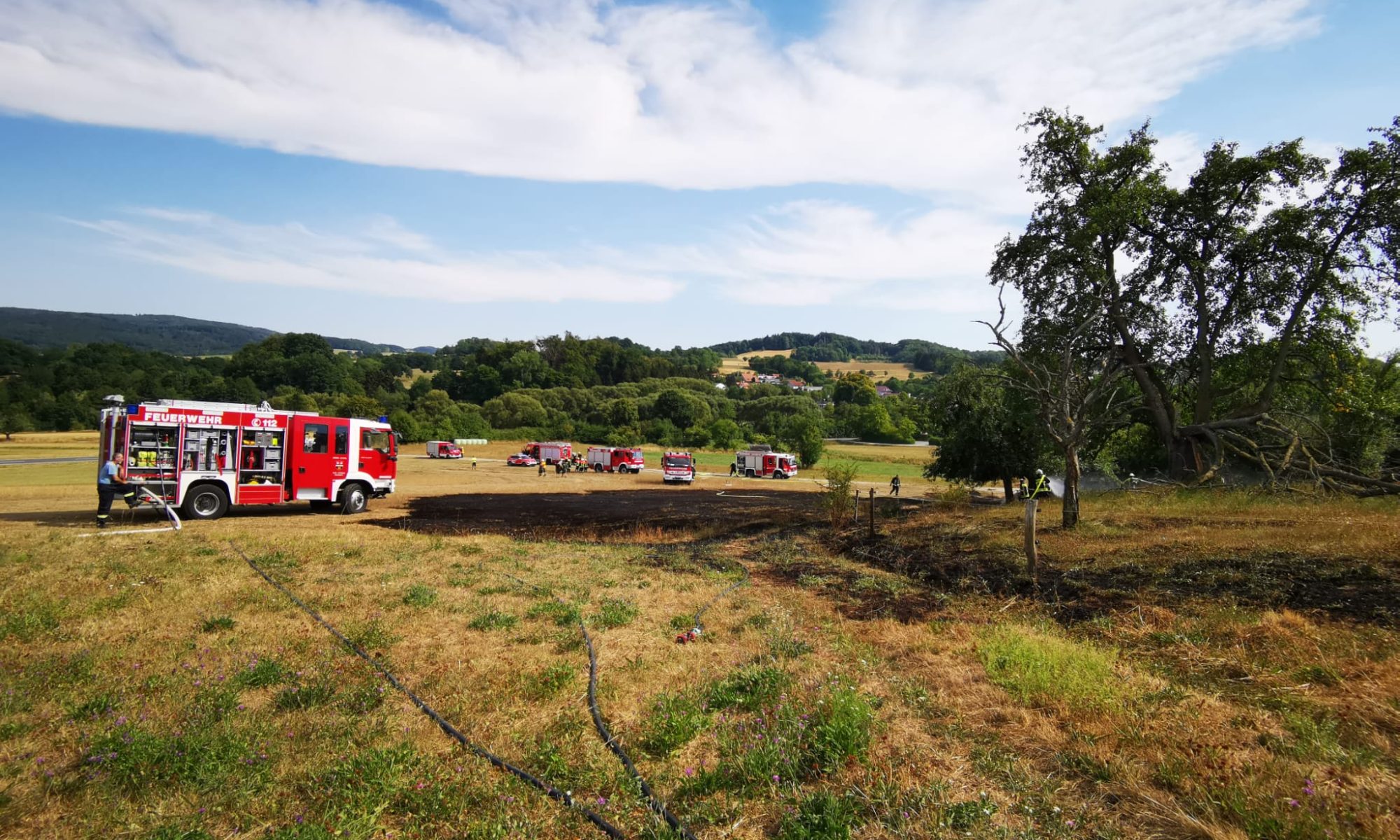 Flächenbrand Beedenkirchen 10.08.2022