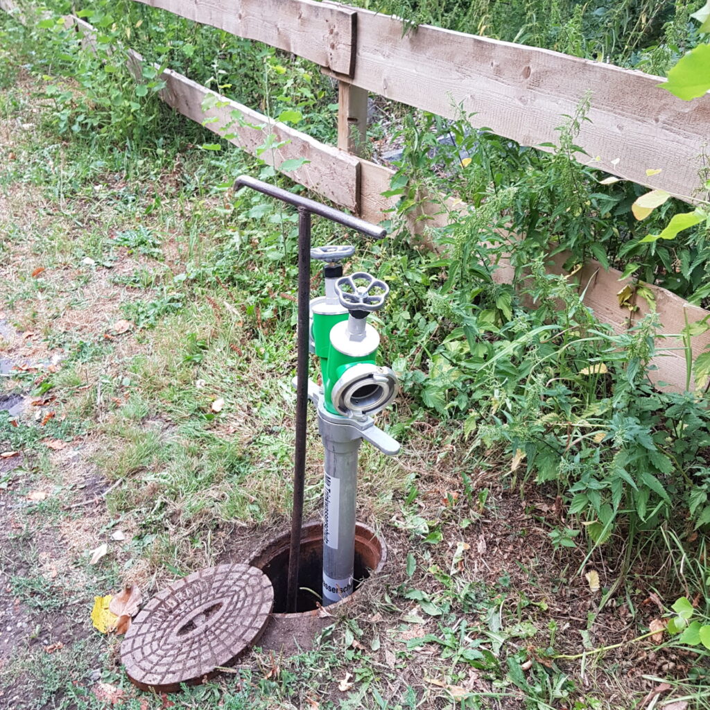 Unterflurhydrant mit Standrohr